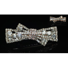 2015 moda coreano bowknot meninas strass hairgrip cristal cabelo acessório